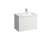 LAUFEN LANI pour meuble sous-lavabo Lua, 2 tiroirs, SoftClose, pour tablette WC gauche, 750x515x445mm, H4035821122611, Couleur: Blanc brillant