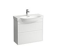 LAUFEN Le nouveau H4060420856281 classique H4060420856281 77,5x67,5x31,5cm, 2 tiroirs, chêne noirci