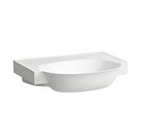 LAUFEN Le nouveau lavabo classique H8138537571421 sous, sans trop-plein, sans trou pour robinet, blanc mat