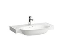 LAUFEN Le nouveau lavabo classique H8138554001081 sous, avec trop-plein, avec 3 trous pour robinetterie, LCC