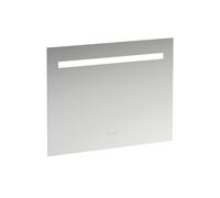 Miroir Leelo courant avec Ã©clairage LED horizontal intÃ©grÃ©, cadre en aluminium, 900 mm, version avec 3 interrupteurs Ã capteur tactile - H4476539501441