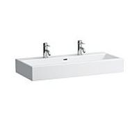 LAUFEN Living City lavabo 8184380001041 100 x 46 cm, poncé, blanc , 2000 trou de coulée