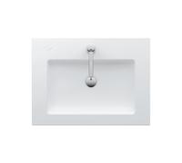 LAUFEN Living Square lavabo 8164330001091 90 x 48 cm, avec trop-plein, sans trou pour robinet