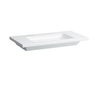 LAUFEN Living Square lavabo, encastré, sans trou pour robinet, 900x480, blanc, H8164330001121, Exécution: sans trop-plein