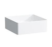 LAUFEN Living Square bol 8114330001121 36x36cm, sans trop - plein et le trou du robinet, saphir céramique