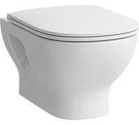 Laufen Lua cuvette wc avec abattant à descente lente suspendue sans bride blanc brillant H8660810000001
