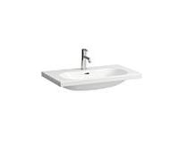 Laufen Lua lavabo, sans trou pour robinet, sans trop-plein, 800x460mm, H810087, Coloris: Blanc - H8100870001421