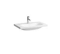 Laufen Lua H8100870001561 80x46cm, encastré, blanc , sans trop-plein, avec trou pour robinet 2000