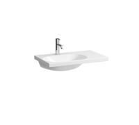 LAUFEN LUA lavabo, 1 trou pour robinet, sans trop-plein, 750x460mm, tablette à droite, H8170860001111, Couleur: Blanc