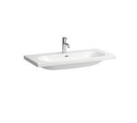 Laufen Lua lavabo 100x46x18cm 0 trous de robinet avec traitement anticalcaire Céramique blanc h8100894001091