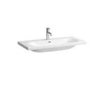 LAUFEN LUA lavabo, 2 trous pour robinet, avec trop-plein, 1000x460mm, H8100894001071, Couleur: Blanc avec LCC