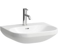 Laufen Lua lavabo 55x46 cm semi-circulaire classique blanc brillant H8110810001091