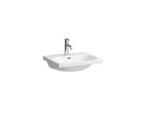 Laufen Lua Lavabo 55x46x20.7cm 1 trou de robinet avec traitement anticalcaire Céramique blanc h8100824001041