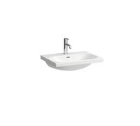 Laufen Lua lavabo 60x46x20,7cm 0 trou de robinet bord inférieur meulé avec traitement anticalcaire céramique blanc h8160834001091