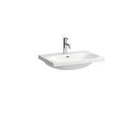 Laufen Lua lavabo 65x46x20.7cm 1 trou de robinet avec traitement anticalcaire Céramique blanc h8100844001041