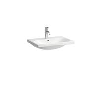 LAUFEN LUA lavabo à poser, 1 trou pour robinet, avec trop-plein, 650x460mm, H8160840001041, Couleur: Blanc