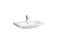 Laufen Lua lavabo H8160870001421 80x46cm, blanc , sans trop-plein, sans trou pour robinet