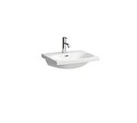 LAUFEN LUA lavabo, sans trou pour robinet, avec trop-plein, 550x460mm, à encastrer, H8100824001091, Couleur: Blanc avec LCC