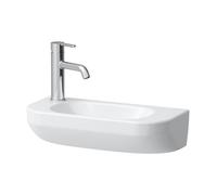 LAUFEN LUA lave-mains, 1 trou de robinetterie à gauche, vasque à droite, sans trop-plein, 500x230mm, 2, H8150824001131, Couleur: Blanc avec LCC