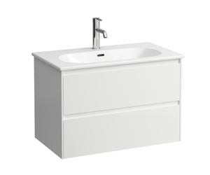 LAUFEN LUA Set LANI Set complet, lavabo avec meuble sous-lavabo, 800x515x440mm, H8600872611041, Couleur: Blanc brillant