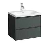 LAUFEN LUA Vasque avec meuble bas, 2 tiroirs, H8100840001041+H4035421122661,