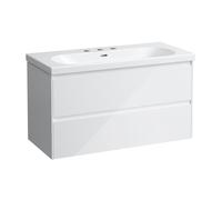 LAUFEN LUA Vasque avec meuble bas, 2 tiroirs, H8100890001081+H4035621122611,