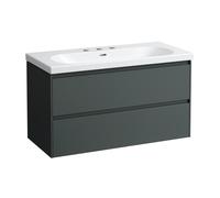 LAUFEN LUA Vasque avec meuble bas, 2 tiroirs, H8100890001081+H4035621122661,
