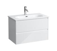 Laufen Lua Set Lani Set complet, lavabo incl. meuble sous-lavabo, 800x515x440mm, H860087, Coloris: Blanc brillant - H8600872611041