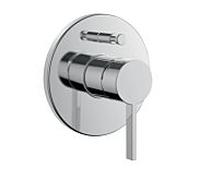 Laufen Kartell One-handed - Kit de montage complet pour mitigeur bain encastrÃ© Simibox Standard ou Simibox light, sans interrupteur de conduite, Coloris: chrome - H3213360040001