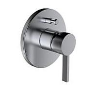 LAUFEN match0 Kartell H3213360900001 pour mitigeur de bain à encastrer sans interrupteur de tuyau, acier inoxydable