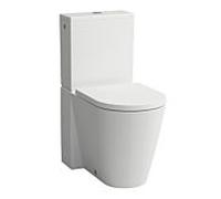 Laufen Kartell WC sur pied pour rÃ©servoir de chasse, rinceur profond, sans rebord, 370x660x430mm, H824337, Coloris: Neige (blanc mat) - H8243377570001