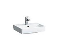 LAUFEN match0 Pro S main lavabo 8169610001091 45x34 cm, blanc , sans trou de robinetterie, avec trop - plein
