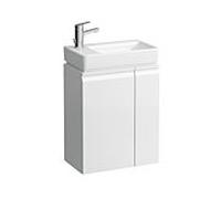 Laufen Pro S Meuble sous-lavabo, pour lavabo H815955, tablette latérale droite, 480x275x580mm, H483001095, Coloris: Neige (blanc mat) - H4830010954631