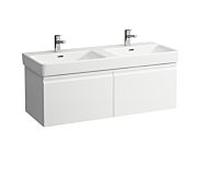 LAUFEN Pro S Meuble sous-lavabo 2 tiroirs, pour lavabo H814966, 1160x450x395mm, H4835630964631, Couleur: Neige (blanc mat)