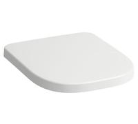Laufen Meda siège WC H8911137570001 avec couvercle, mécanisme de fermeture amortie, blanc mat