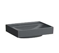 Laufen Meda accessoire lave-mains H8161117581121 45x35cm, sans trop-plein, sans trou pour robinetterie, graphite mat