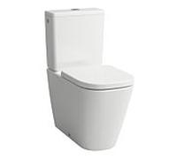 Laufen Meda stand WC combinaison H8241114000001 36x68cm, sans rebord, blanc avec LCC