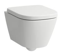 Laufen Meda ensemble cuvette + abattant suspendue sans bride blanc H8661130000001
