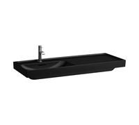 Laufen Meda lavabo 120x46 cm rectangulaire de meuble noir mat H8171107161091