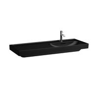 Laufen Meda lavabo 120x46 cm rectangulaire de meuble noir mat H8171197161041