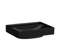LAUFEN Meda lavabo à poser, poncé, 450x350mm, sans trou pour robinet, sans trop-plein, H8161117161121, Couleur: Noir Mat