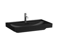 LAUFEN Meda lavabo à poser, poncé, 800x460mm, 1 trou pour robinet, avec trop-plein, H8161177161041, Couleur: Noir Mat
