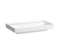 LAUFEN MEDA lavabo à poser, poncé, 800x460mm, sans trou pour robinet, sans trop-plein, H8161177571121, Couleur: Blanc Mat