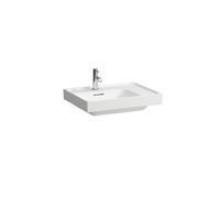 LAUFEN MEDA lavabo à poser, poncé, tablette à droite, 600x460mm, 1 trou pour robinet, sans trop-plein, H8181117571111, Couleur: Blanc Mat