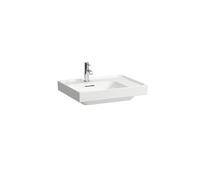 LAUFEN MEDA lavabo à poser, poncé, tablette à droite, 600x460mm, sans trou pour robinet, sans trop-plein, H8181114001121, Couleur: Blanc avec LCC