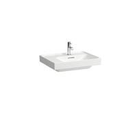 LAUFEN MEDA lavabo à poser, poncé, tablette à gauche, 600x460mm, 1 trou pour robinet, sans trop-plein, H8181124001111, Couleur: Blanc avec LCC