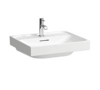 Laufen Meda lavabo, encastrable, 550x460mm, 1 trou pour robinet, avec trop-plein, H810112, Couleur: Blanc