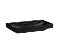 LAUFEN MEDA lavabo, encastrable, 800x460mm, sans trou pour robinet, avec trop-plein, H8101177161091, Couleur: Noir Mat