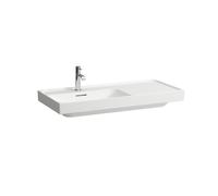 LAUFEN MEDA lavabo, encastrable, tablette à droite, 1000x460mm, 1 trou pour robinet, avec trop-plein, H8171187571041, Couleur: Blanc Mat