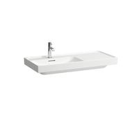 LAUFEN MEDA lavabo, encastrable, tablette à droite, 1000x460mm, 3 trous pour robinet, avec trop-plein, H8171184001081, Couleur: Blanc avec LCC
